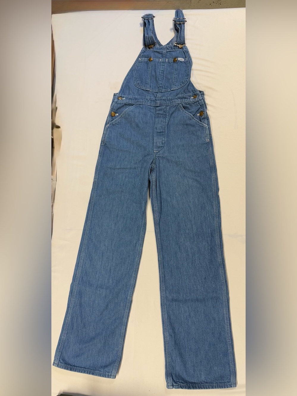 Vintage 1970s Lee Union Made Bib Overalls USA 30x29